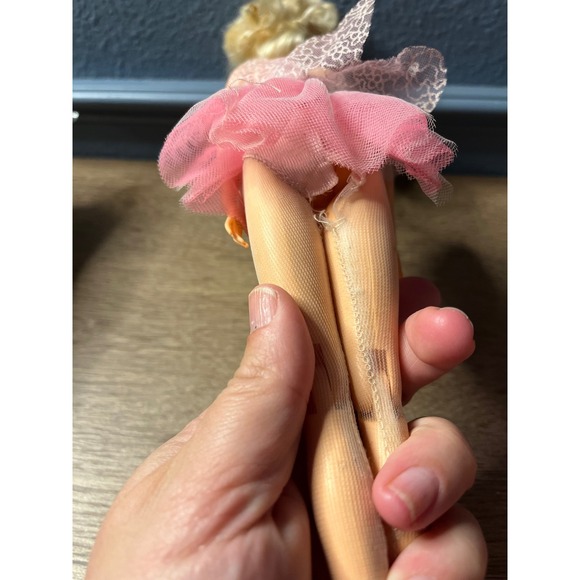 Vintage Barbie Ballerina Doll Pink Tutu Tiara Blonde Hair 1970s Mattel - Picture 2 of 2